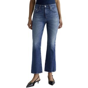 AG Womens Farrah High Rise Boot Crop Jeans 28 Blue 14 Years Metaphor - NWT